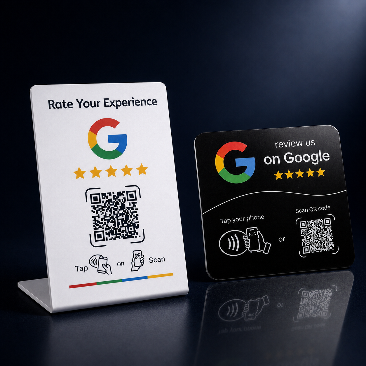 Tapscore NFC Review Bundle Card & Stand