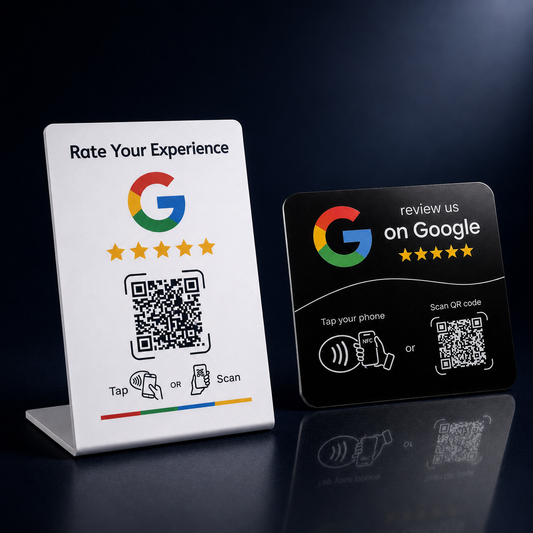 Tapscore NFC Review Bundle Card & Stand